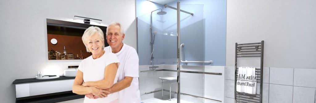 Douche sécurisée pour senior à domicile